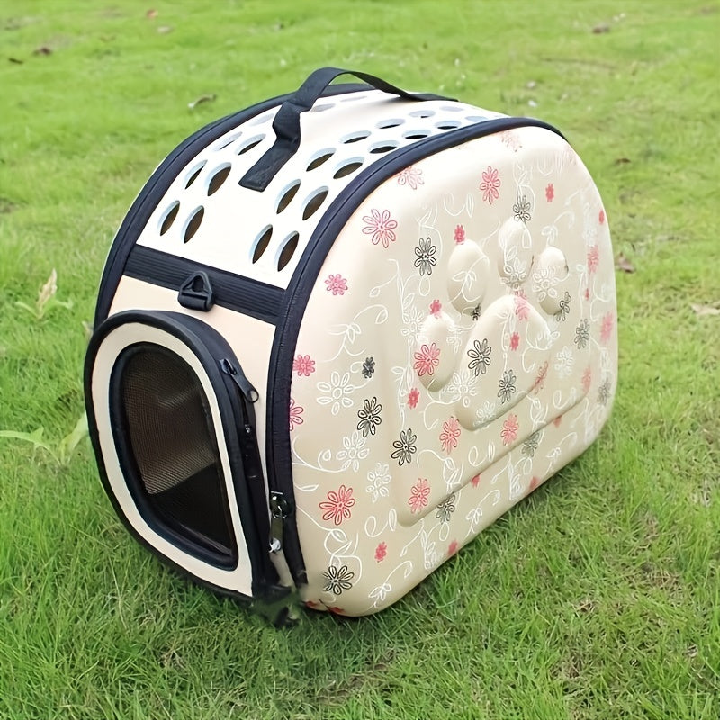 A Portable Fresh Air Pet Carrier Suitable for Small Dogs, Cats, Puppies, And Rabbits - a Comfortable And Breathable Travel Backpack