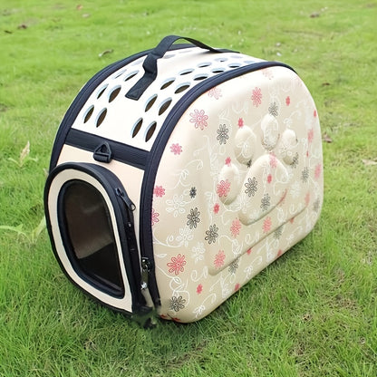 A Portable Fresh Air Pet Carrier Suitable for Small Dogs, Cats, Puppies, And Rabbits - a Comfortable And Breathable Travel Backpack