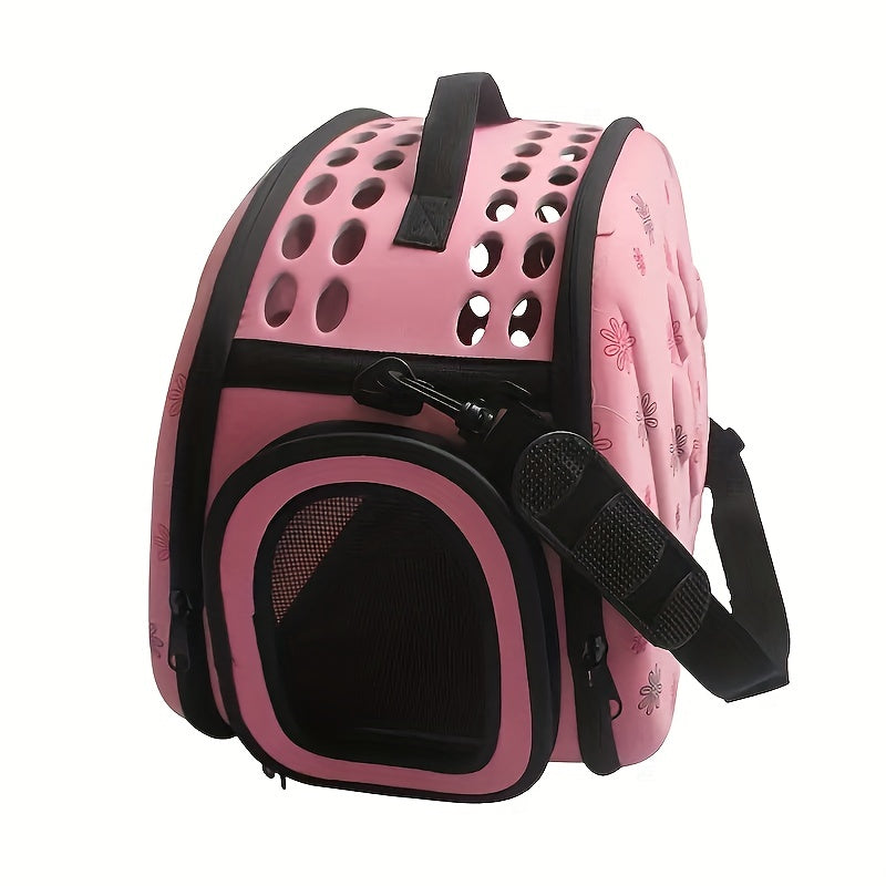 A Portable Fresh Air Pet Carrier Suitable for Small Dogs, Cats, Puppies, And Rabbits - a Comfortable And Breathable Travel Backpack