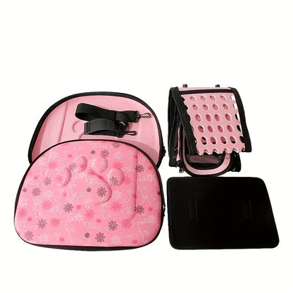 A Portable Fresh Air Pet Carrier Suitable for Small Dogs, Cats, Puppies, And Rabbits - a Comfortable And Breathable Travel Backpack