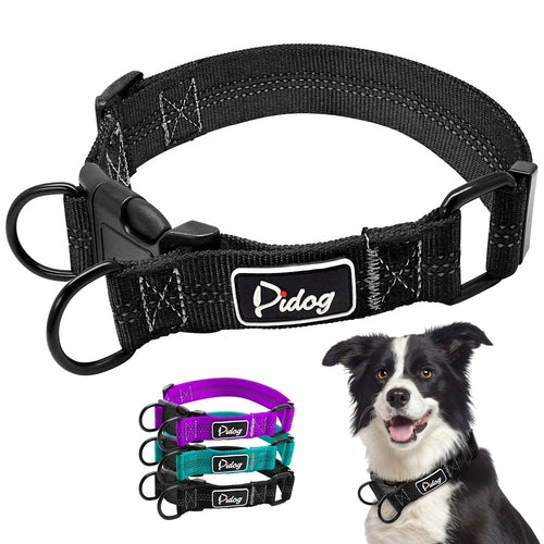 Collar para perro de nailon reflectante para cachorros y mascotas