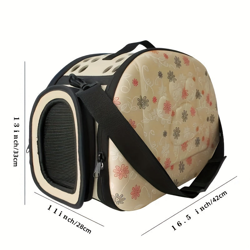 A Portable Fresh Air Pet Carrier Suitable for Small Dogs, Cats, Puppies, And Rabbits - a Comfortable And Breathable Travel Backpack
